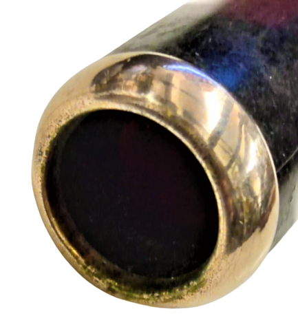 OSMANLI USTA İŞİ ATEŞ KEHRİBAR AGIZ KISMI ALTIN BİLEZİKLİ DIŞI KIRMIZI İCİ KREM KADİFE KAPLI KUTUSUNDA ORJİNAL EL YAPIM AGIZLIK