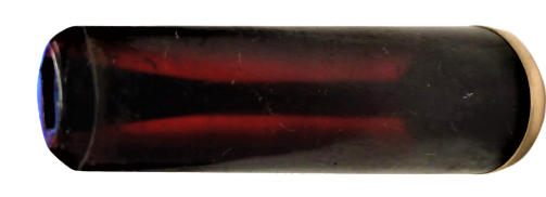 OSMANLI USTA İŞİ ATEŞ KEHRİBAR AGIZ KISMI ALTIN BİLEZİKLİ DIŞI KIRMIZI İCİ KREM KADİFE KAPLI KUTUSUNDA ORJİNAL EL YAPIM AGIZLIK