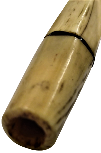 OSMANLI FİL DİŞİ USTA EL YAPIM CİFT PARCALI TÜTÜN İCİLMESİ İCİN AGIZLIK