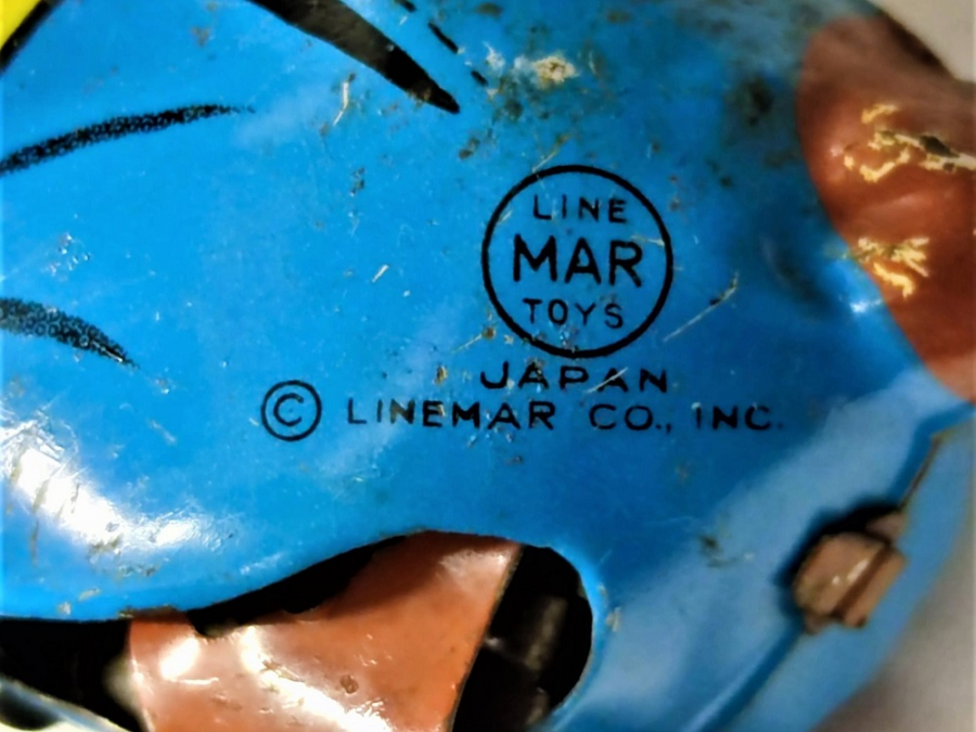 LİNE MAR TOYS JAPAN LİNEMAR CO TENEKE MEKANİK KURMALI ZIP - ZIP ÖRDEK 12 CM BOYUNDADIR SORUNSUZ CALIŞMAKTADIR