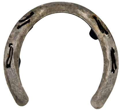 1960 ÖN PANJÜR SOKAK KAPISI İCİN NAZAR ARMASI YARIŞ ATI NALI FİGÜRLÜ 4 CAM GÖZ BONCUKLU NAL ALİMÜNYİM DÖKÜM 