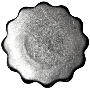 ALSA 164 05 69 İSTANBUL  KENARLARI DİŞLİ METAL TELEFON KUMBARA JETONU