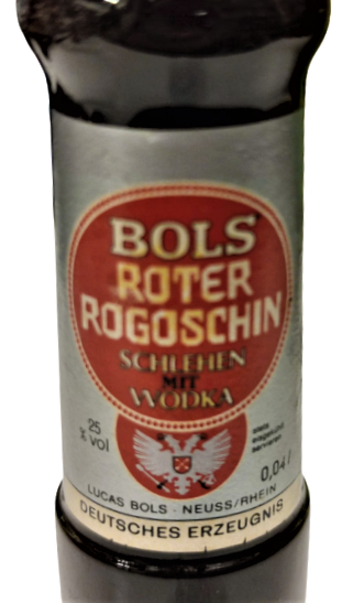BOLS ROTER ROGOSCHIN SCHLEHEN MIT WODKA  MİNYATUR ACILMAMIŞ KOLEKSİYON İÇKİ ŞİŞESİ