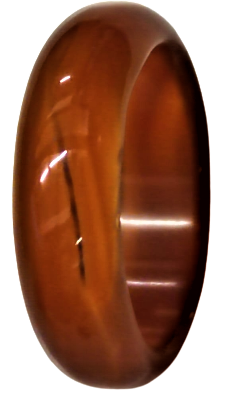 HARELİ BAL RENKDE AKİK DOGAL TAŞ YÜZÜK SU TAŞINDA EL İŞCİLİKLE YAPILMAKTADIR