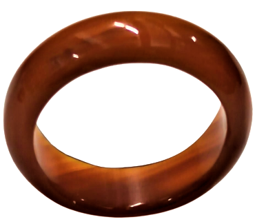 HARELİ BAL RENKDE AKİK DOGAL TAŞ YÜZÜK SU TAŞINDA EL İŞCİLİKLE YAPILMAKTADIR