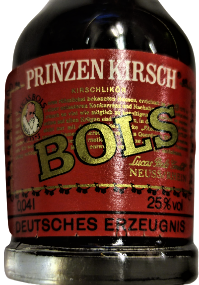 PRINZEN KIRSCH BOLS  DEUTSCHES ERZEUGNIS KIRSCHLIKOR MİNYATUR ACILMAMIŞ KOLEKSİYON İÇKİ ŞİŞESİ