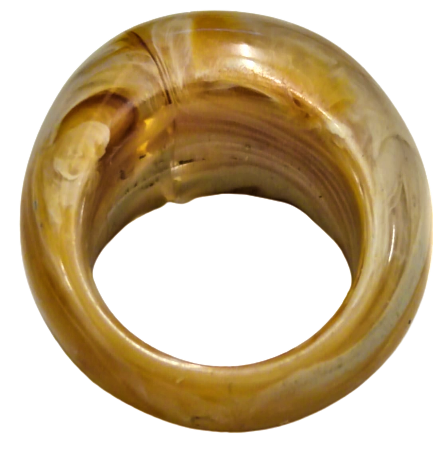 1970 DOGAL DAMARLI FARKLI GECİŞLİ RENKLERDE ONIKS EL İLE SU KESİM  YÜZÜK