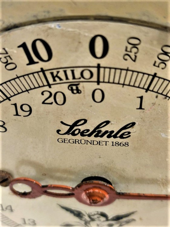 SOEHNLE GEGRÜNDET 1868 - CANTAR VINTAGE DE BUCATARIE MEKANİK METAL 10 KG  İBRELİ TEK KEFELİ TERAZİ BASKUL TARTI