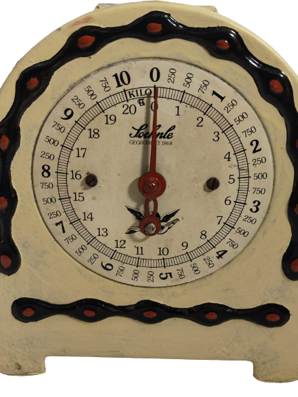 SOEHNLE GEGRÜNDET 1868 - CANTAR VINTAGE DE BUCATARIE MEKANİK METAL 10 KG  İBRELİ TEK KEFELİ TERAZİ BASKUL TARTI