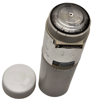 VİNTAGE 1969 BEYAZ VE METAL BRAUN RASİERSTAB B2 GENT'S TIRAŞ MAKİNESİ MADE N V- GERMANY