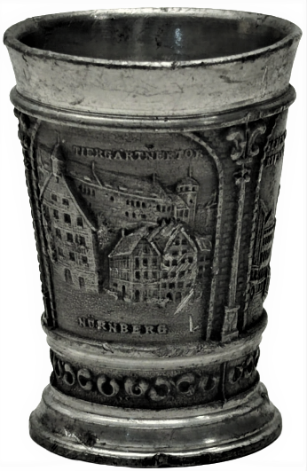 HANDGEGOSSEN REIN ZİNN 95% UFAK BOYDA ŞEHİR GÖRSELLİ BARDAK