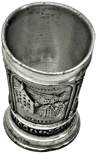 HANDGEGOSSEN REIN ZİNN 95% UFAK BOYDA ŞEHİR GÖRSELLİ BARDAK