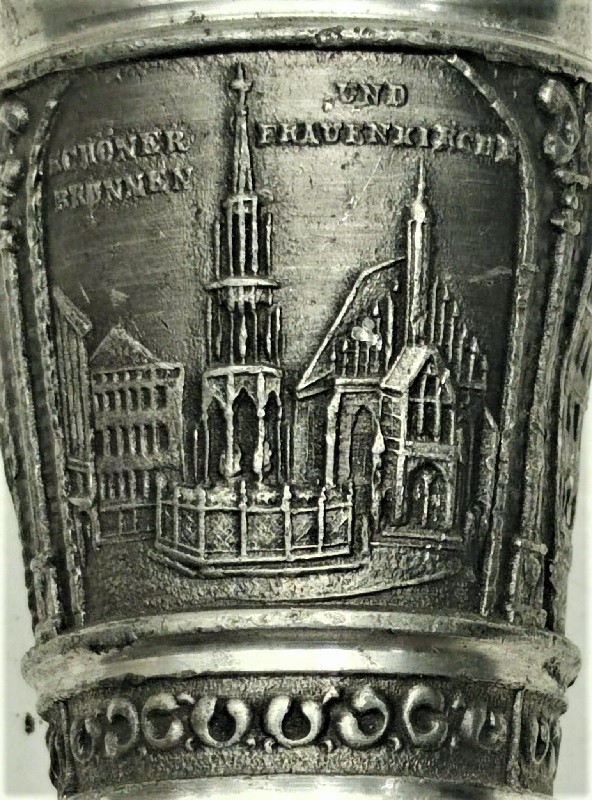 HANDGEGOSSEN REIN ZİNN 95% UFAK BOYDA ŞEHİR GÖRSELLİ BARDAK