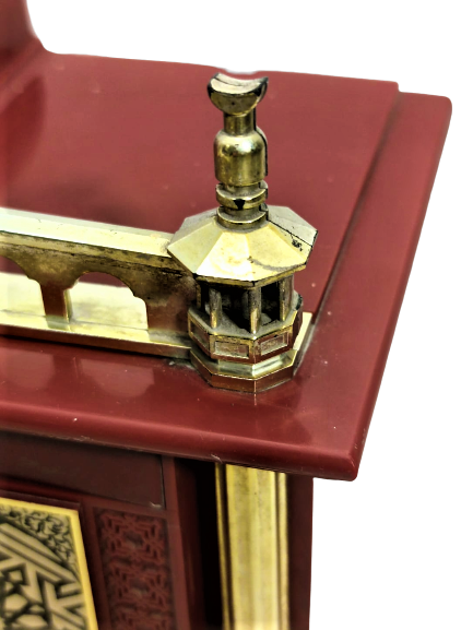 1970 QUARTZ ALARM CLOCK MODEL LA 1010 BEŞ VAKİT EZAN OKUYAN SAAT EZAN VAKİTLERİNDE OTOMATİK OLARAK MİNERELERİ YANIP SESLİ EZAN OKUR