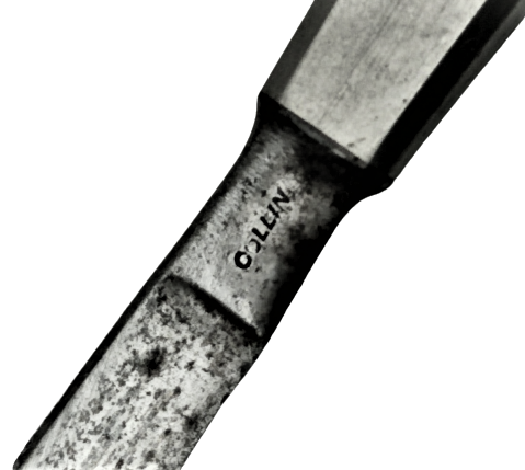 1950 ANTİQUE COLLIN BİSTÜRİ AMELİYATLARDA KESİMLERDE KULLANILAN CELİK UCLU BICAK ALİMÜNYUM SAPLI