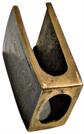 1940 KİBRİTLİK BRONZ ÜZERİ MİNELİ ALMAN JULIUS PINTSCH BUR ERINNERUNG AN FÜRSTENIVALDE STREICHHÖLZER