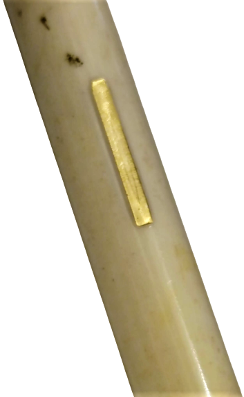 HANEDAN MÜHÜRÜ FİLDİŞİ KUTUSUNDA FİLDİŞİ MÜHÜR KUTUNUN DISI İŞLENMİŞ KAHVERENGİ  DERİ KAPLAMA MUHUR 