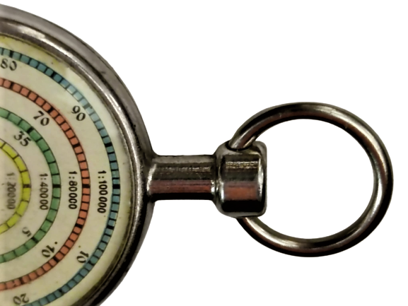 OPİZOMETRE KROM MEKANİK HARİTA ÜZERİNDE YÜRÜTÜLEREK MESAFE  ÖLCER CİFT TARAFLI İBRELİ ŞEFFAF KADRAN