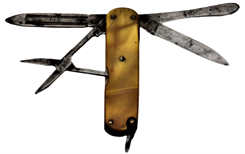 BAL SEDEF RENKDE CELİK MARKALI COK AMACLI BAKIM CEP CAKI