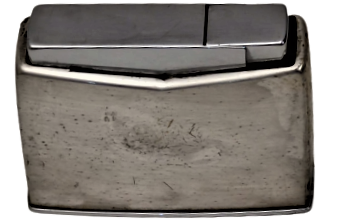 CONSUL SUPER FİLL LİGHTER  DIŞ KISMI GÜMÜŞ KAPLAMA  67,46 GR MASA SEHBA ÜZERİ CAKMAK