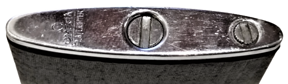 OMEGA FLAT LİGHTER KROM KASA ETRAFI DERİ KAPLAMA CAKMAK TAŞLI VE BENZİNLİ CAKMAK