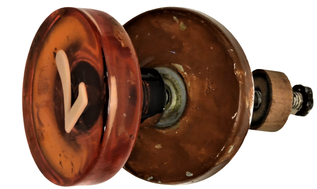 1960 AKRİLİK ŞEFFAF KIRMIZI DÖKÜM 7 NUMARA KAPI TUTMA KOLU KAPI KOLU TOKMAGI