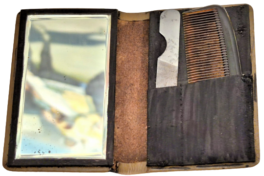 REUTLINGEN TÜBİNGER TOR TEMALI TANITIMLI CEP BAKIM SETİ TARAK AYNA TÖRPÜ