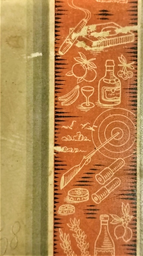 1940 İNHİSARLAR KARTON TAKVİMİ BELEDİYEYE RUSUM BEDELİ 10 PARA İLAN PARASI ÖDENDİGİ PULLU