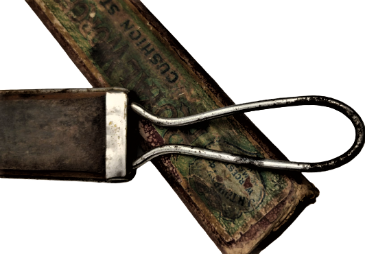 1920 ROYAL WORCESTER CUSHION STROP 253 USTURA BİLEME KÖSELE DERİ  RAZOR STROP MASAT ORJİNAL KUTUSUNDA