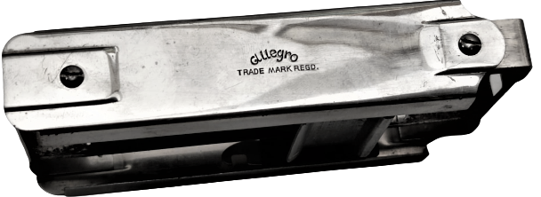 1950 ALLEGRO JİLET BİLEME MAKİNESİ USA PATENTLİ MADE IN SWİTZERLAND KROM  MEKANİKJİLET BİLEV MAKİNASI 