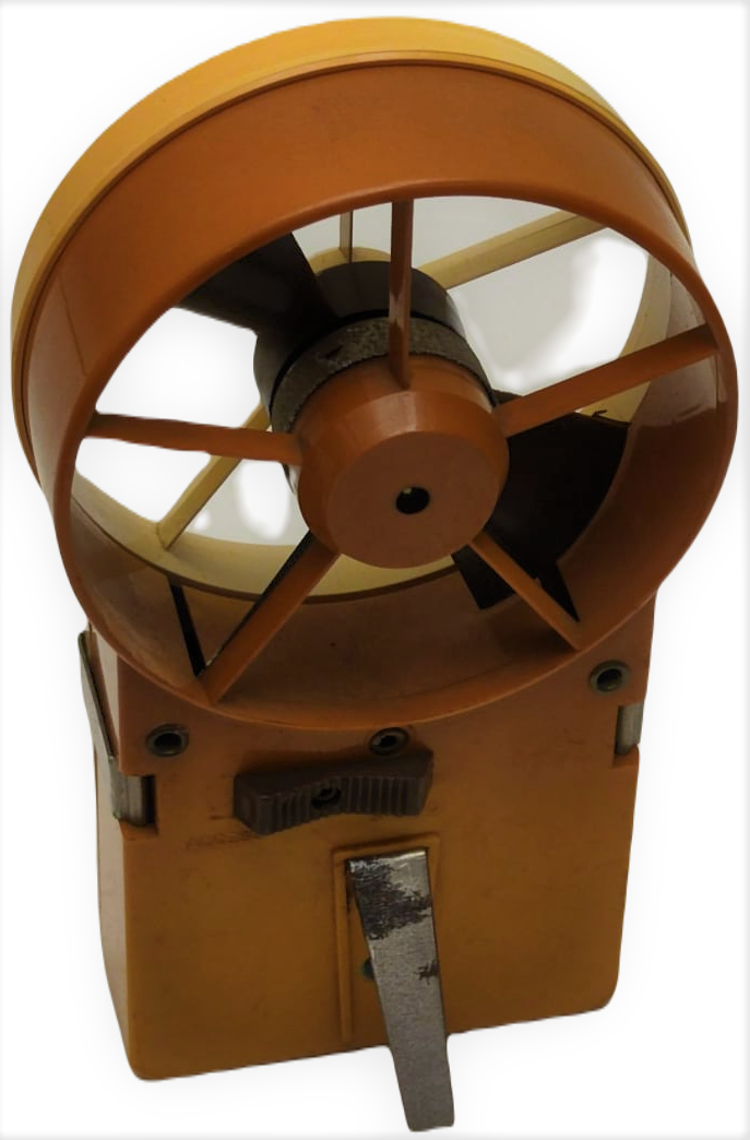 1960 RETRO İTALYAN MASA ÜZERİ AYAKLI VANTİLATOR PİLLE CALIŞIR