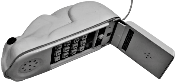 1970 BEYAZ TAVŞAN TELEFON SAYISAL TUŞLU BEZAY TONDA ZİL AYARLI TAIVAM MALI