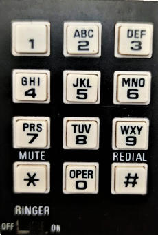 1970 BEYAZ TAVŞAN TELEFON SAYISAL TUŞLU BEZAY TONDA ZİL AYARLI TAIVAM MALI