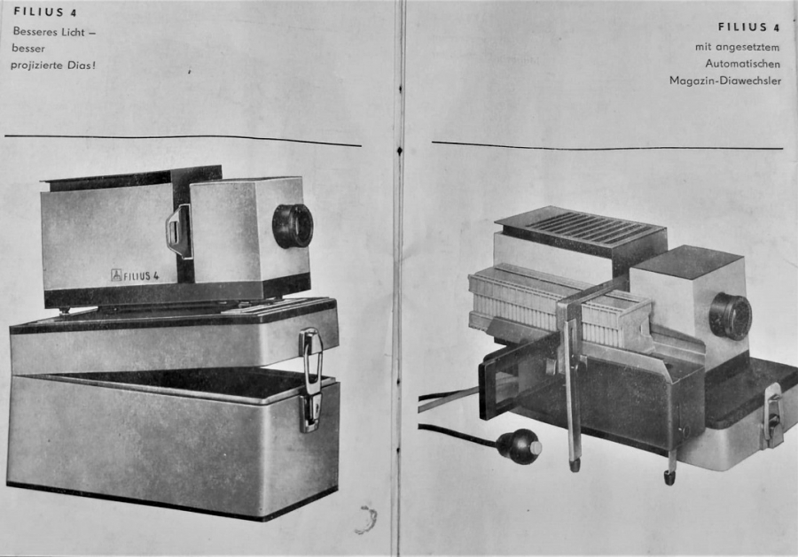 PENTACON FILIUS 4 SLAYT PROJEKTOR  MAKİNESİ ORJİNAL KUTUSUNDA