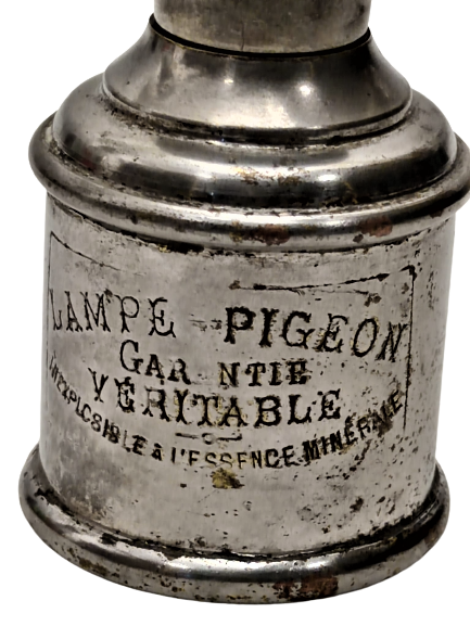 1930 LAMPE PİGEON GARANTİE VERİTABLE OIL FİTİLLİ UFAK BOYDA GAZ LAMBASI