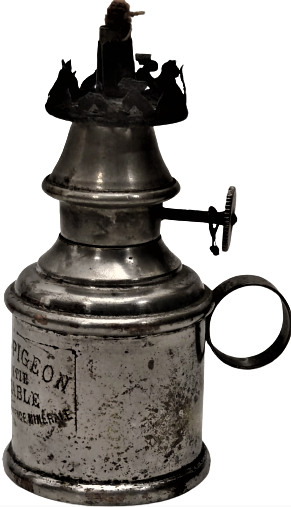 1930 LAMPE PİGEON GARANTİE VERİTABLE OIL FİTİLLİ UFAK BOYDA GAZ LAMBASI