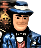 LAUREL HARDY TEMALI PİŞMİŞ KİLDEN ÜZERİ EL BOYAMA MANTAR TIPALI ŞİŞE  