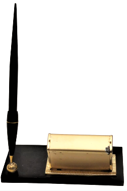 MASA ÜZERİ  AY GÜN  AYARLANABİLİR MEKANİK TAKVİM SHAFFER MÜREKKEPLİ DOLMA KALEM TAKIM