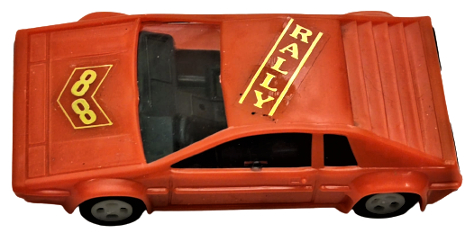 MANNAS RALLY 88 PLASTİK YERLİ MALI OYUNCAK YARIŞ ARABASI KIRMIZI RENKDE ORJİNAL AMBALAJINDA
