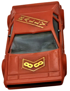 MANNAS RALLY 88 PLASTİK YERLİ MALI OYUNCAK YARIŞ ARABASI KIRMIZI RENKDE ORJİNAL AMBALAJINDA