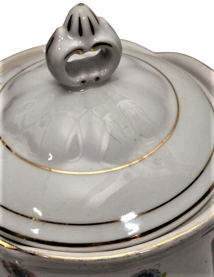 PORSELEN ELEKTİRİKLİ CAYDANLIK 1 LİTRELİK ÜZERİ CİCEKLİ 