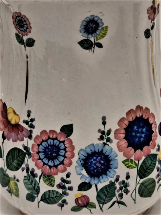 PORSELEN ELEKTİRİKLİ CAYDANLIK 1 LİTRELİK ÜZERİ CİCEKLİ 