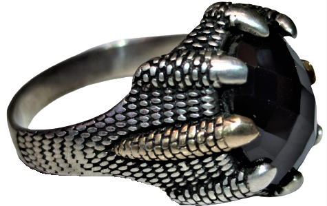 1970 ÖZEL KALE BURCLAR TASARIM YÜZÜK USTA EL İŞİ GÜMÜŞ GECE SİYAHI KÖŞELİ KESME DOGAL TAŞ İKİ BURC ALTIN KAPLAMA TAŞ MIHLAMALI 