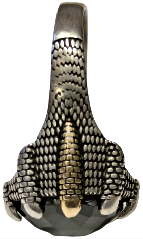 1970 ÖZEL KALE BURCLAR TASARIM YÜZÜK USTA EL İŞİ GÜMÜŞ GECE SİYAHI KÖŞELİ KESME DOGAL TAŞ İKİ BURC ALTIN KAPLAMA TAŞ MIHLAMALI 