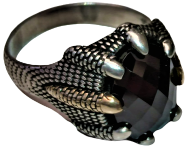 1970 ÖZEL KALE BURCLAR TASARIM YÜZÜK USTA EL İŞİ GÜMÜŞ GECE SİYAHI KÖŞELİ KESME DOGAL TAŞ İKİ BURC ALTIN KAPLAMA TAŞ MIHLAMALI 