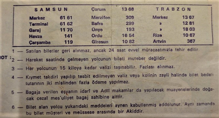 1970 ULUSOY TURİZM SEYAHAT YOLCU BİLETİ DÖRT YAPRAK ANKARADAN İSTANBULA OTOBUS GELİŞ BİLETİ