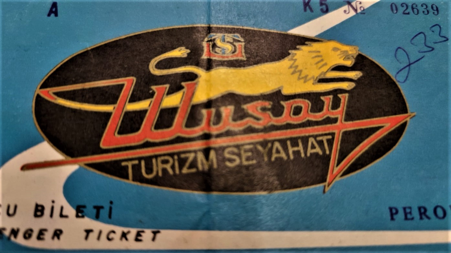 1970 ULUSOY TURİZM SEYAHAT YOLCU BİLETİ DÖRT YAPRAK ANKARADAN İSTANBULA OTOBUS GELİŞ BİLETİ