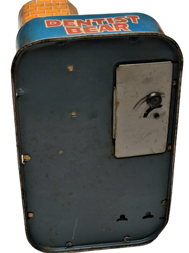 thumb1950'S DENTIST BEAR BATTERY OPERATED TIN TOY  S&E JAPAN WORKS GREAT DİŞCİ DOKTOR AYI PİLLİ TENEKE OYUNCAK