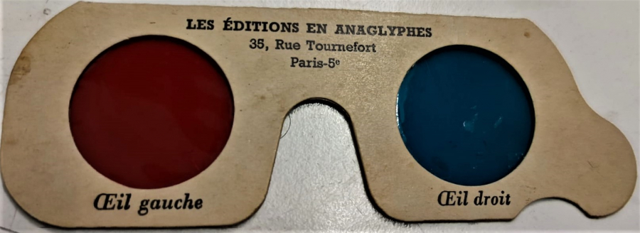 1937 ISTAMBOUL EN REELIEF PAR LES ANAGLYPHES  ORJİNAL GÖZLUGU İÇERSİNDE 3 BOYUTLU İSTANBUL KATALOK 