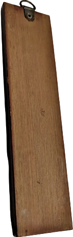 1960  MASİF AHŞAP ÜZERİ LOGO VE REKLAMLI  ÜZERİNDE CAM ÇUBUK İÇİ  KIRMIZI CIVALI HAVA SICAKLIK SOGUKLUK OLCER